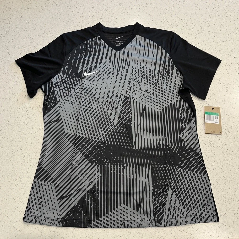 Nike Dri-FIT US Short Sleeve Precision VI Soccer Jersey Women's XL Black DR0948